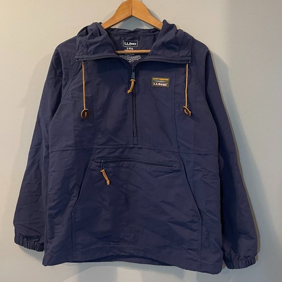 L.L. Bean Jackets & Blazers - Women's Mountain Classic Insulated Navy Blue Anorak Jacket